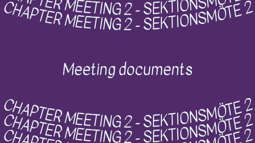 SM2 Meeting documents