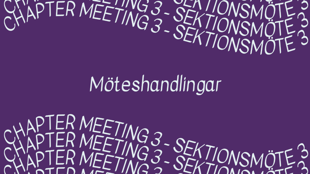 SM3 Möteshandlingar